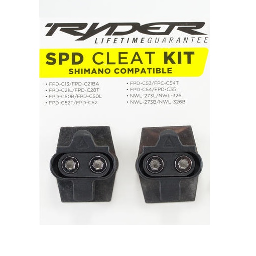 Ryder SPD Cleat Kit