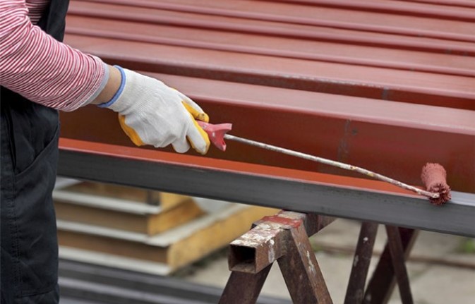 Painting of Steel Striation